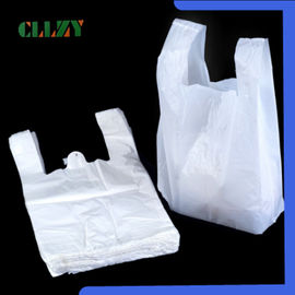 होटल / रेस्तरां के लिए शुद्ध पोलैलेक्टिक एसिड बायोडिग्रेडेबल शॉपिंग बैग