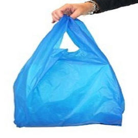 लोगो के साथ पॉलिलेक्टिक एसिड रंगीन बायोडिग्रेडेबल टी शर्ट कचरा बैग