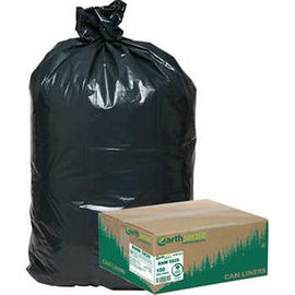 ब्लैक पीएलए कंपोस्टेबल / बायोडिग्रेडेबल प्लास्टिक कचरा बैग हीट सीलिंग प्रकार