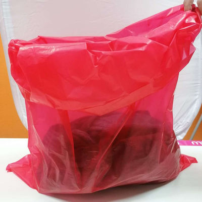 अस्पताल के लिए पीवीए गर्म पानी घुलनशील लाँड्री बैग / घुलनशील प्लास्टिक वॉशिंग बैग