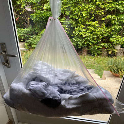 200 पीसी पूरी तरह से पानी में घुलनशील कपड़े धोने के बोरे (8 पैक x 25 बैग)